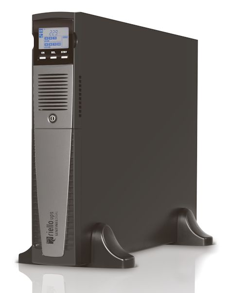 Riello SDH 1500, Sentinel Dual, Online double conversion, Tower/Rack mountable, 1.5 KVA, 1/1, 230 Vac, 50 Hz UPS system